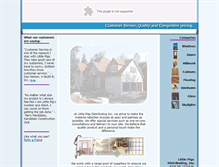 Tablet Screenshot of littlepigsinc.com